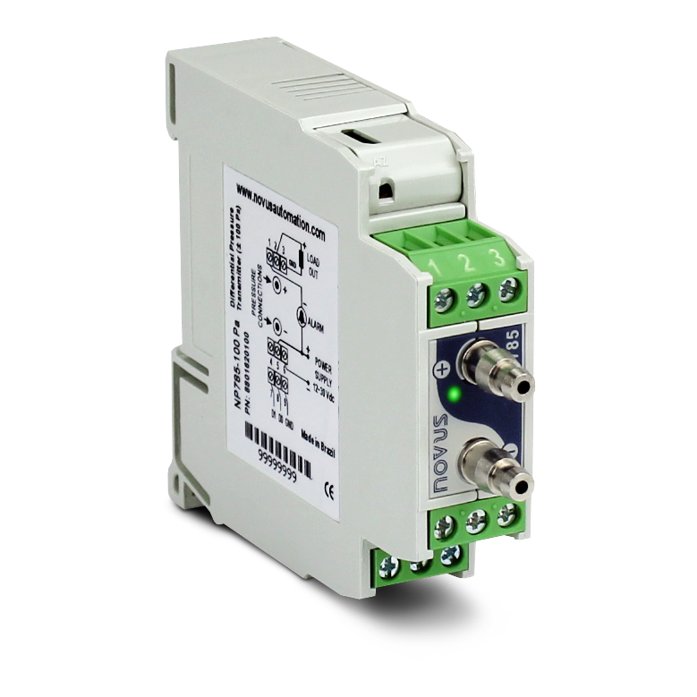 NP785 Dif. pres. DIN Rail, +-100 Pa