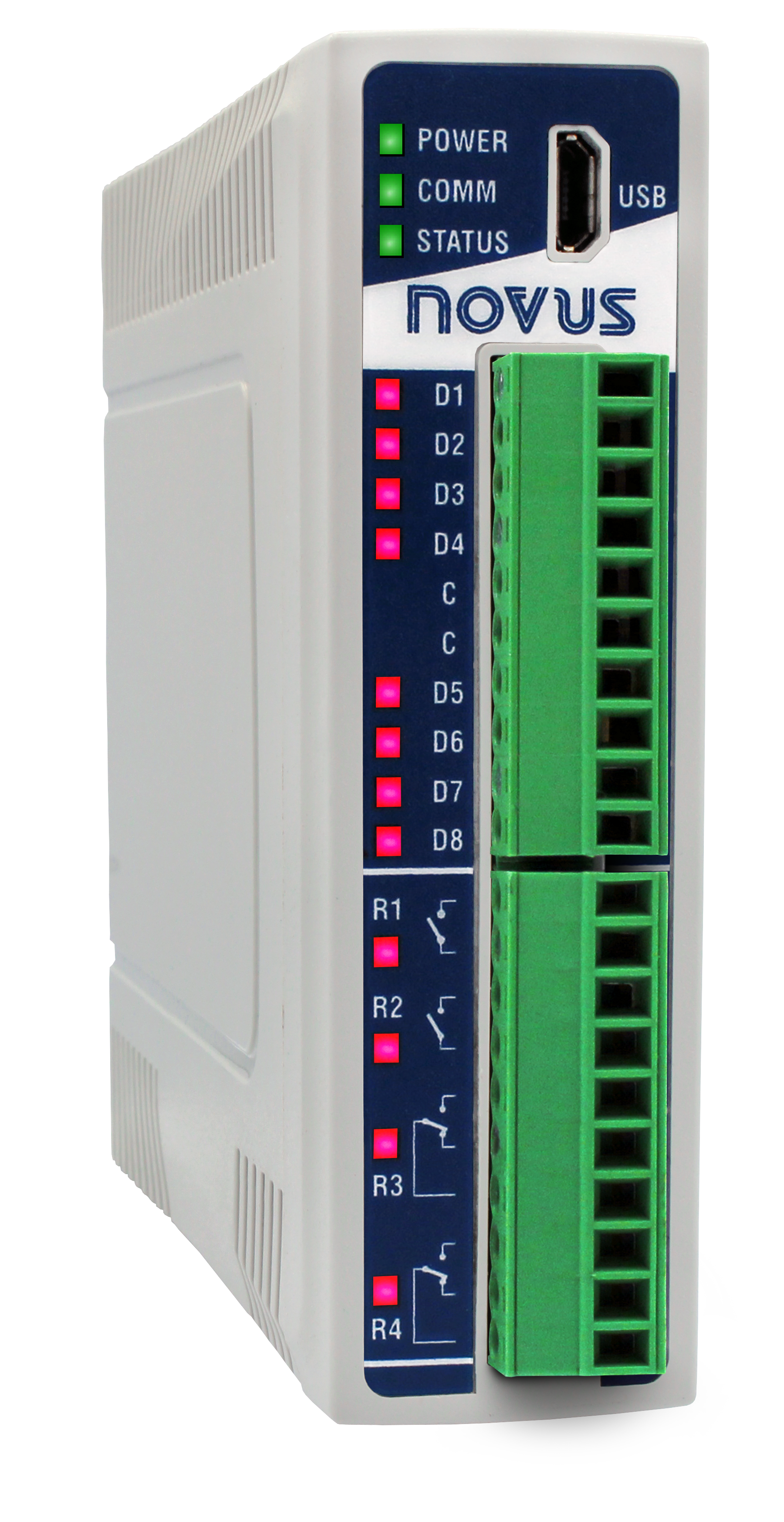 DigiRail Connect DMIX 8DI / 4RL ETH