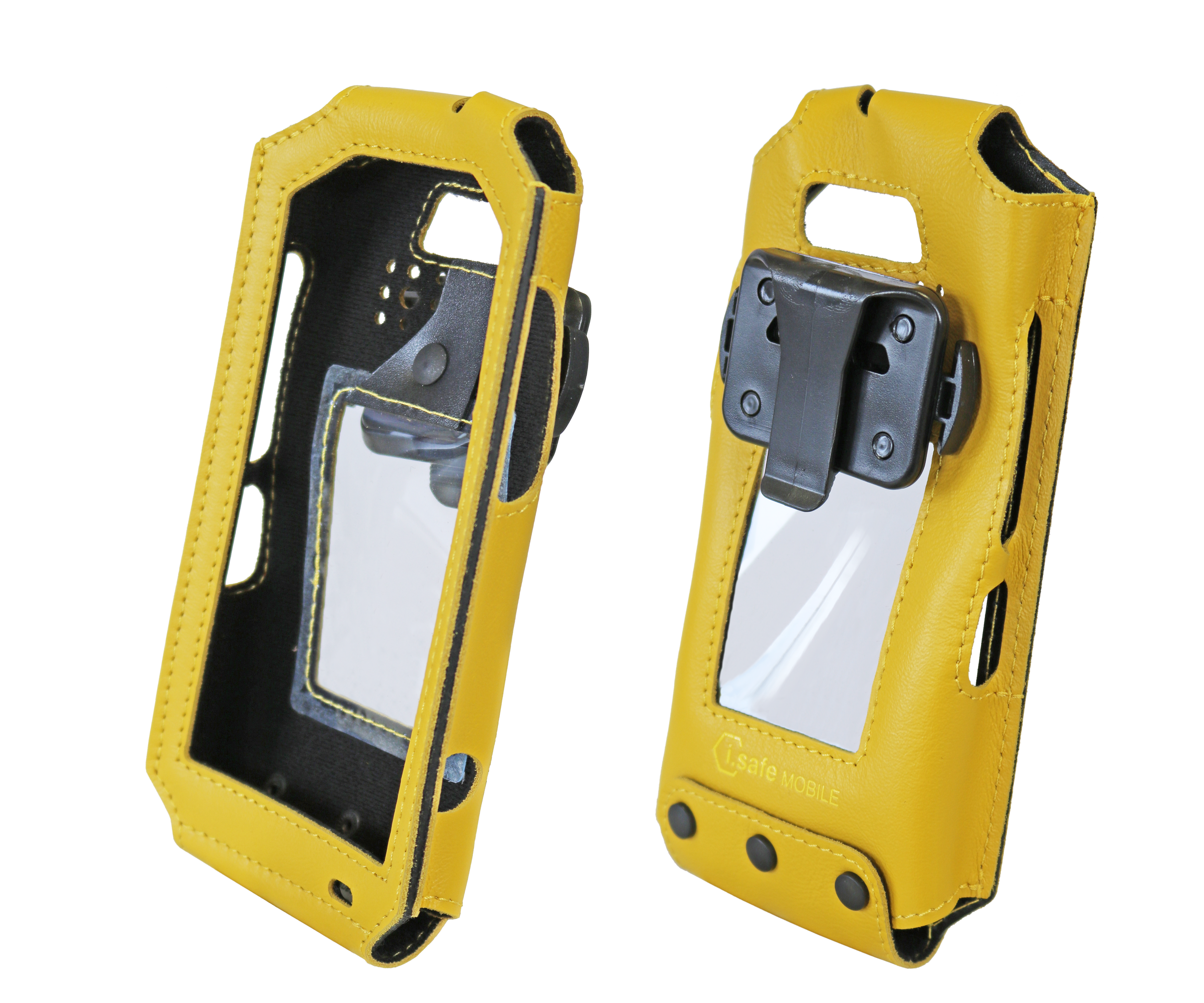 Etui en cuir IS540 jaune