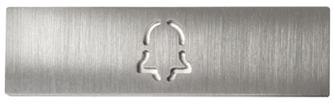 Badge nominatif symbole de cloche