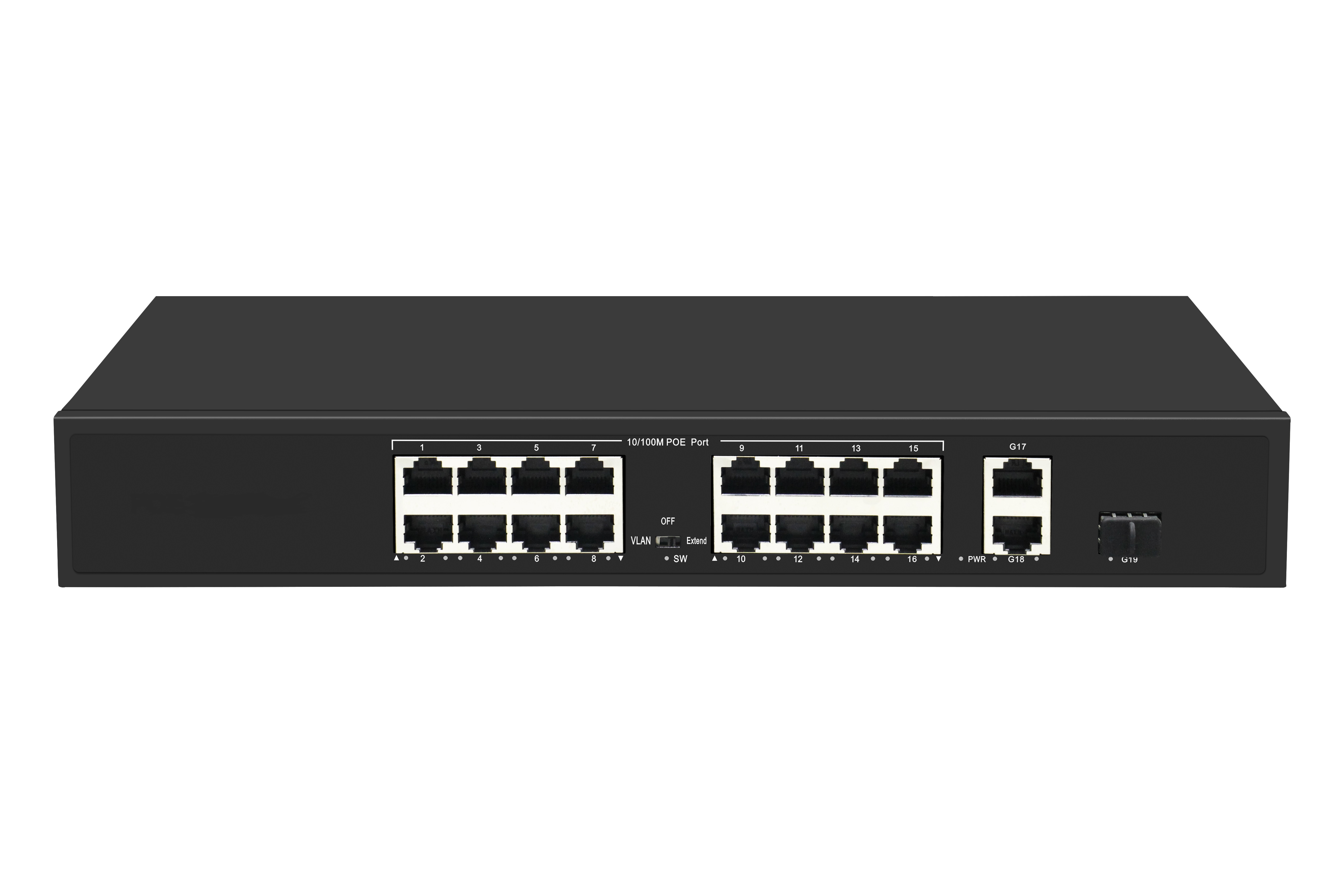 PoE-Switch 16 Ports