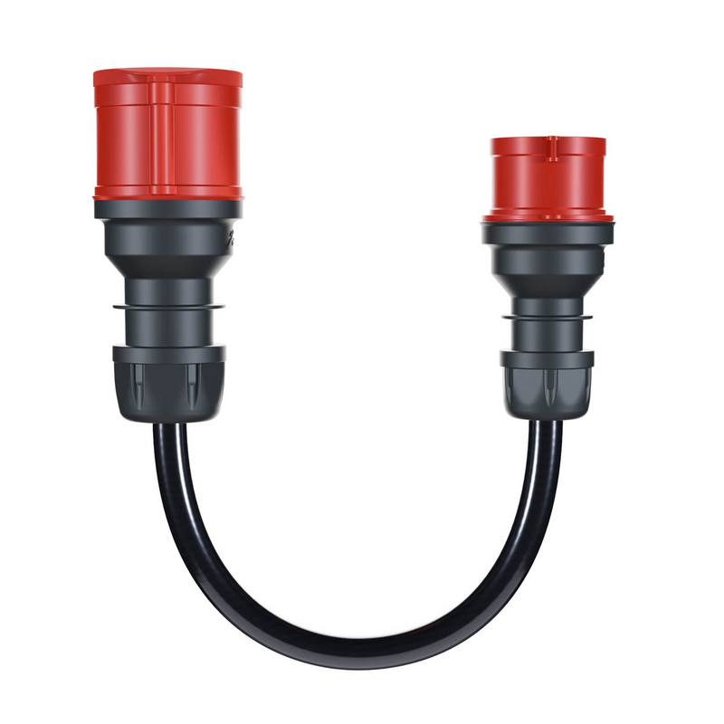 Adapter Gemini flex 22kW to CEE16 red